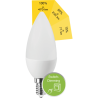 Blulaxa LED SMD Lampe Kerzenform E14, 4,9W, 470lm warmweiß Switch, Dimmbar