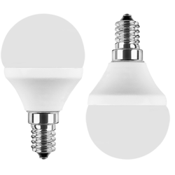 Blulaxa LED MiniGlobe Lampe 5W/827, E14 5W 470lm, 2700 K warmweiß, 2er Pack
