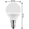 Blulaxa LED MiniGlobe Lampe 5W/840, E14 5W 470lm, 4000 K kaltweiß