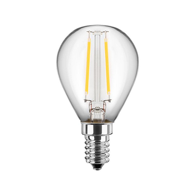 Blulaxa LED Filament MiniGlobe Lampe 2.5W/827, E27 2.5W 250lm, 2700 K warmweiß