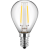 Blulaxa LED Filament MiniGlobe Lampe 2.5W/827, E27 2.5W 250lm, 2700 K warmweiß