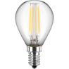 Blulaxa LED Filament MiniGlobe Lampe 4.5W/827, E27 4.5W 470lm, 2700 K warmweiß
