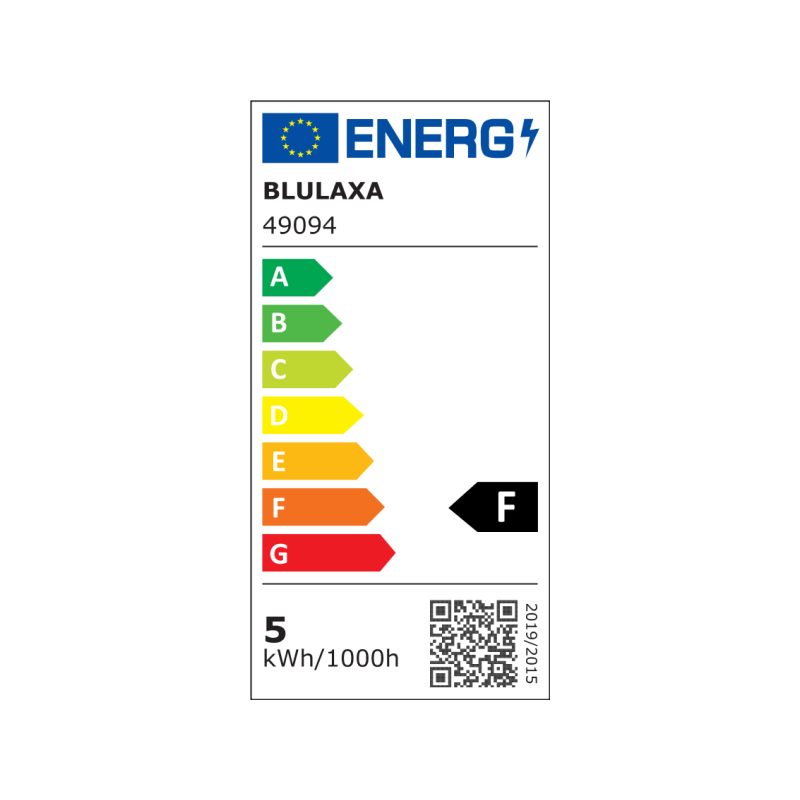 Blulaxa LED Filament MiniGlobe Lampe 4.5W/827, E27 4.5W 470lm, 2700 K warmweiß, opal