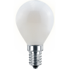 Blulaxa LED Filament MiniGlobe Lampe 4.5W/827, E27 4.5W 470lm, 2700 K warmweiß, opal