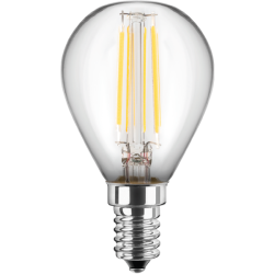 Blulaxa LED Filament MiniGlobe Lampe 6.5W/827, E27 6.5W 810lm, 2700 K warmweiß