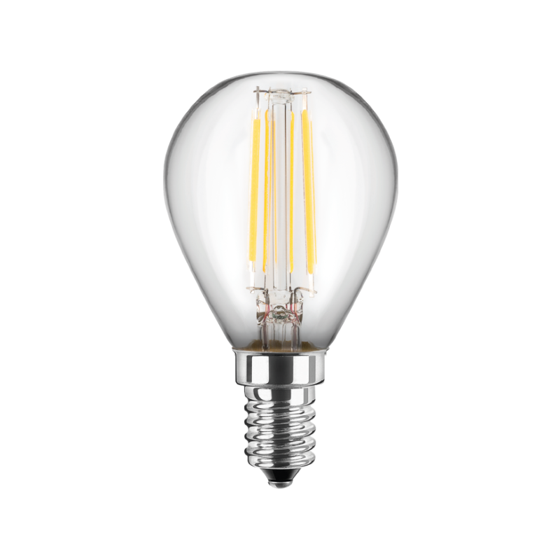 Blulaxa LED Filament MiniGlobe Lampe 6.5W/827, E27 6.5W 810lm, 2700 K warmweiß