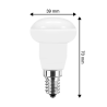 Blulaxa LED R39 Reflektorlampe, E14 3W 250lm, 120° Abstrahlwinkel, 2700 K warmweiß