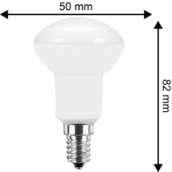 Blulaxa LED R50 Reflektorlampe, E14 5W 470lm, 120° Abstrahlwinkel, 2700 K warmweiß