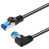 Netzwerkkabel, RJ-45 Stecker - RJ45-Stecker, CAT 6A, S/FTP, nach rechts gewinkelt, 5,0 m