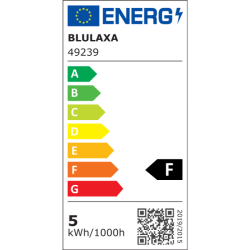 Blulaxa LED R50 Reflektorlampe, E14 5W 470lm, 120° Abstrahlwinkel, 2700 K warmweiß, 5er Pack