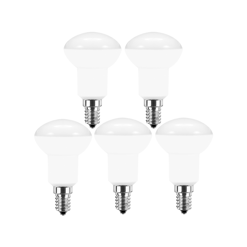 Blulaxa LED R50 Reflektorlampe, E14 5W 470lm, 120° Abstrahlwinkel, 2700 K warmweiß, 5er Pack
