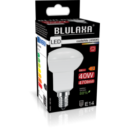 Blulaxa LED R50 Reflektorlampe, E14 5W 470lm, 120° Abstrahlwinkel, 4000 K kaltweiß