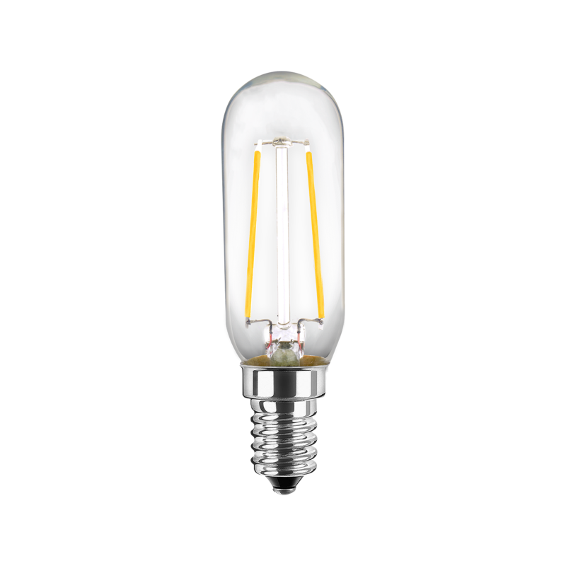 Blulaxa LED Filament Kühlschranklampe T25 E14, 2,5W 250lm, warmweiß