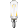 Blulaxa LED Filament Kühlschranklampe T25 E14, 2,5W 250lm, warmweiß