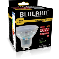Blulaxa LED Strahler GU10, 36°, 4W, 345lm, 2700K warmweiß