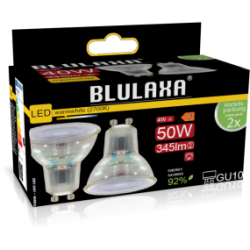 Blulaxa LED Strahler GU10, 36°, 4W, 345lm, 4000K kaltweiß, 2er Pack