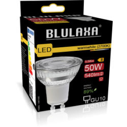 Blulaxa LED Strahler GU10, 36°, 5,5W, 540lm, 2700K warmweiß
