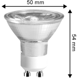 Blulaxa LED Strahler GU10, 36°, 5,5W, 540lm, 2700K warmweiß, Dimmbar