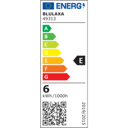 Blulaxa LED Strahler GU10, 36°, 5,5W, 540lm, 2700K warmweiß, Dimmbar