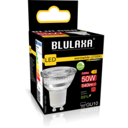 Blulaxa LED Strahler GU10, 36°, 5,5W, 540lm, 2700K warmweiß, Dimmbar