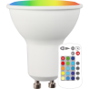 Blulaxa LED Strahler GU10, 120°, 5W, 345lm, RGB + WW, mit Fernbedienung