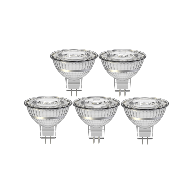 Blulaxa LED Strahler GU5,3 (MR16), 36°, 3,5W, 345lm, 2700K warmweiß, 5er Pack
