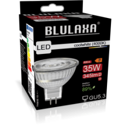 Blulaxa LED Strahler GU5,3 (MR16), 36°, 4W, 345lm, 4000K kaltweiß