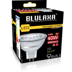 Blulaxa LED Strahler GU5,3 (MR16), 36°, 5,8W, 460lm, 2700K warmweiß, Dimmbar
