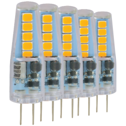 Blulaxa LED Stiftsockellampe G4, 1W, 100lm, 2700K warmweiß, 5er Pack
