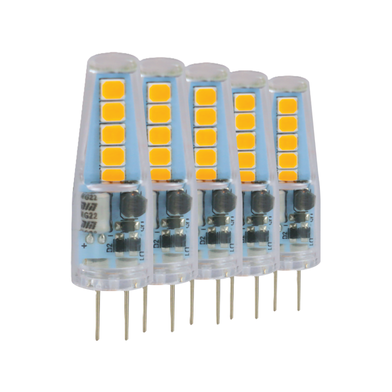 Blulaxa LED Stiftsockellampe G4, 1W, 100lm, 2700K warmweiß, 5er Pack
