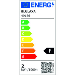 Blulaxa LED Stiftsockellampe G9, 1,9W, 200lm, 2700K warmweiß