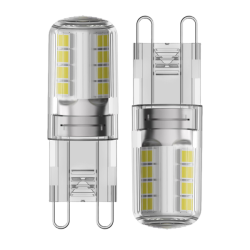 Blulaxa LED Stiftsockellampe G9, 2,6W, 320lm, 2700K warmweiß, 2er Pack