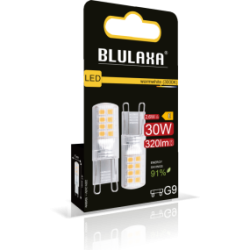 Blulaxa LED Stiftsockellampe G9, 2,6W, 320lm, 2700K warmweiß, 2er Pack