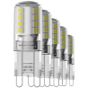 Blulaxa LED Stiftsockellampe G9, 2,6W, 320lm, 2700K warmweiß, 5er Pack