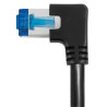 Netzwerkkabel, RJ-45 Stecker - RJ45-Stecker, CAT 6A, S/FTP, nach links gewinkelt, 5,0 m