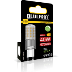 Blulaxa LED Stiftsockellampe G9, 4W, 470lm, 2700K warmweiß, Dimmbar