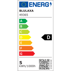 Blulaxa LED SMD Lampe R7s, 4,9W, 700lm, 3000K warmweiß, länge: 78mm, slim