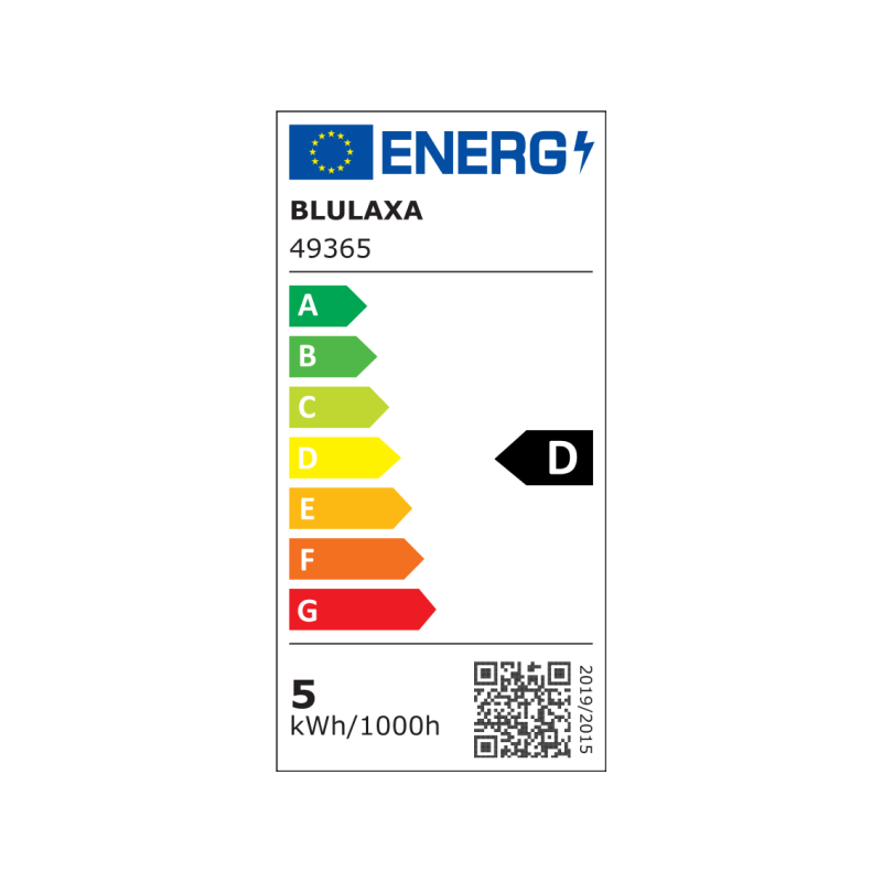 Blulaxa LED SMD Lampe R7s, 4,9W, 700lm, 3000K warmweiß, länge: 78mm, slim