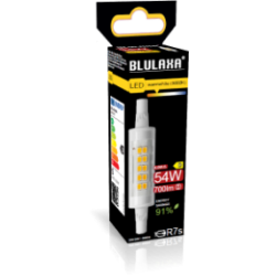 Blulaxa LED SMD Lampe R7s, 4,9W, 700lm, 3000K warmweiß, länge: 78mm, slim