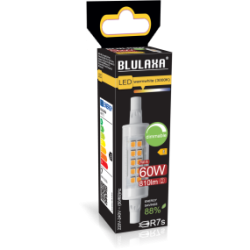 Blulaxa LED SMD Lampe R7s, 7W, 810lm, 3000K warmweiß, länge: 78mm, slim, Dimmbar