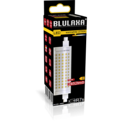 Blulaxa LED SMD Lampe R7s, 19W, 2452lm, 2700K warmweiß, länge: 118mm, slim