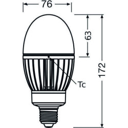 Ledvance HQL LED PRO E27, 29W/840, Ersatz für 80W, 4000lm, 4000K kaltweiß