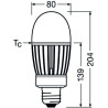 Ledvance HQL LED PRO E40, 41W/827, Ersatz für 125W, 5400lm, 2700K warmweiß