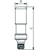Philips Master LED SON-T E40, 50W/727, Ersatz für 100W, 8100lm, an Netzspannung, 3000K, warmweiß