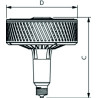 Philips TForce Highbay HPI E40, 95W/740, Ersatz für 250W, 13000lm, 120°, 4000K, kaltweiß