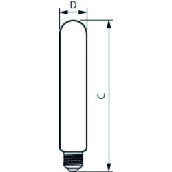 Philips TForce Core LED SON-T E27, 26W/727, Ersatz für 70W, 4000lm, 120°, 2700K, warmweiß