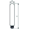 Philips TForce Core LED SON-T E40, 40W/727, Ersatz für 100W, 6500lm, 120°, 2700K, warmweiß