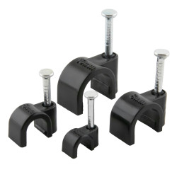 Seki Nagelschellen Sortiment, schwarz, 4x 100 Stück