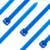 Kabelbinder Standard, 100 x 2,5mm, blau, 100 Stück