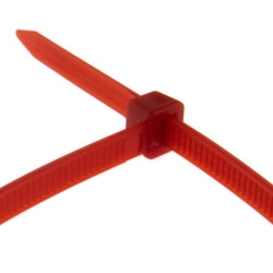 Kabelbinder Standard, 100 x 2,5mm, rot, 100 Stück